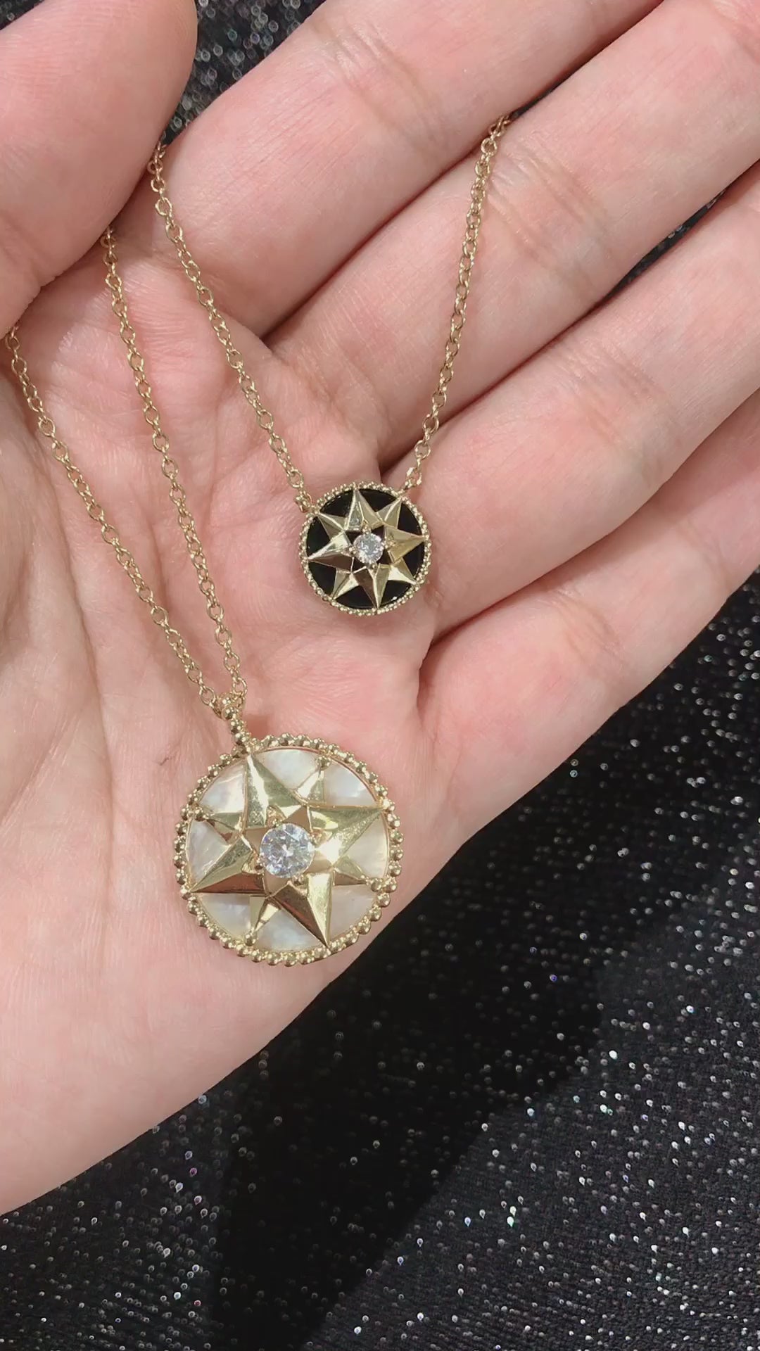 Star Pearl Charm Gold Necklace – Pineal Vision Jewelry