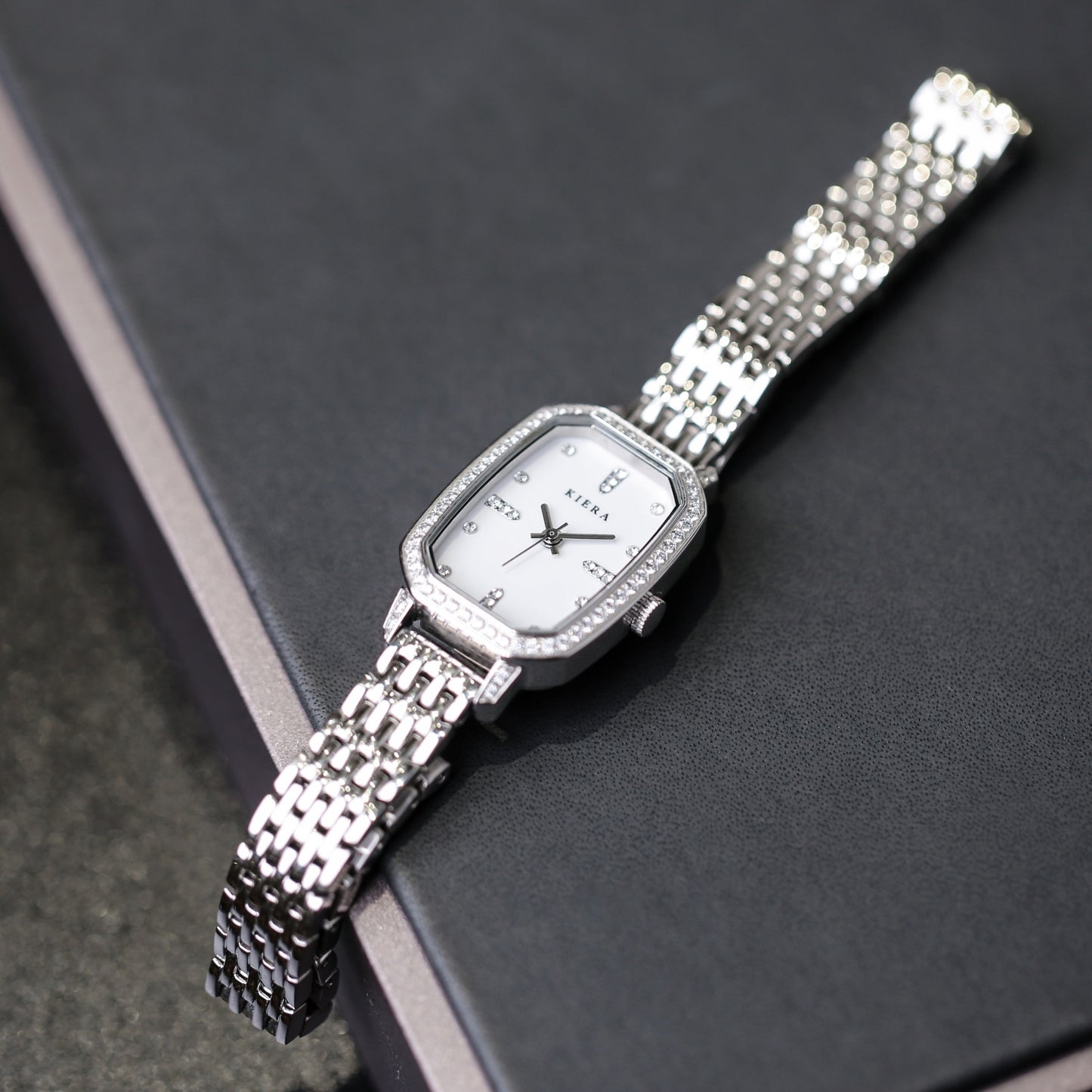 Octagon Stainless Steel Watch