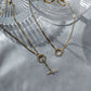 Paper Clip Chain Toggle Necklace
