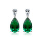 Kiera Couture RED CARPET EMERALD PEAR DROP EARRING