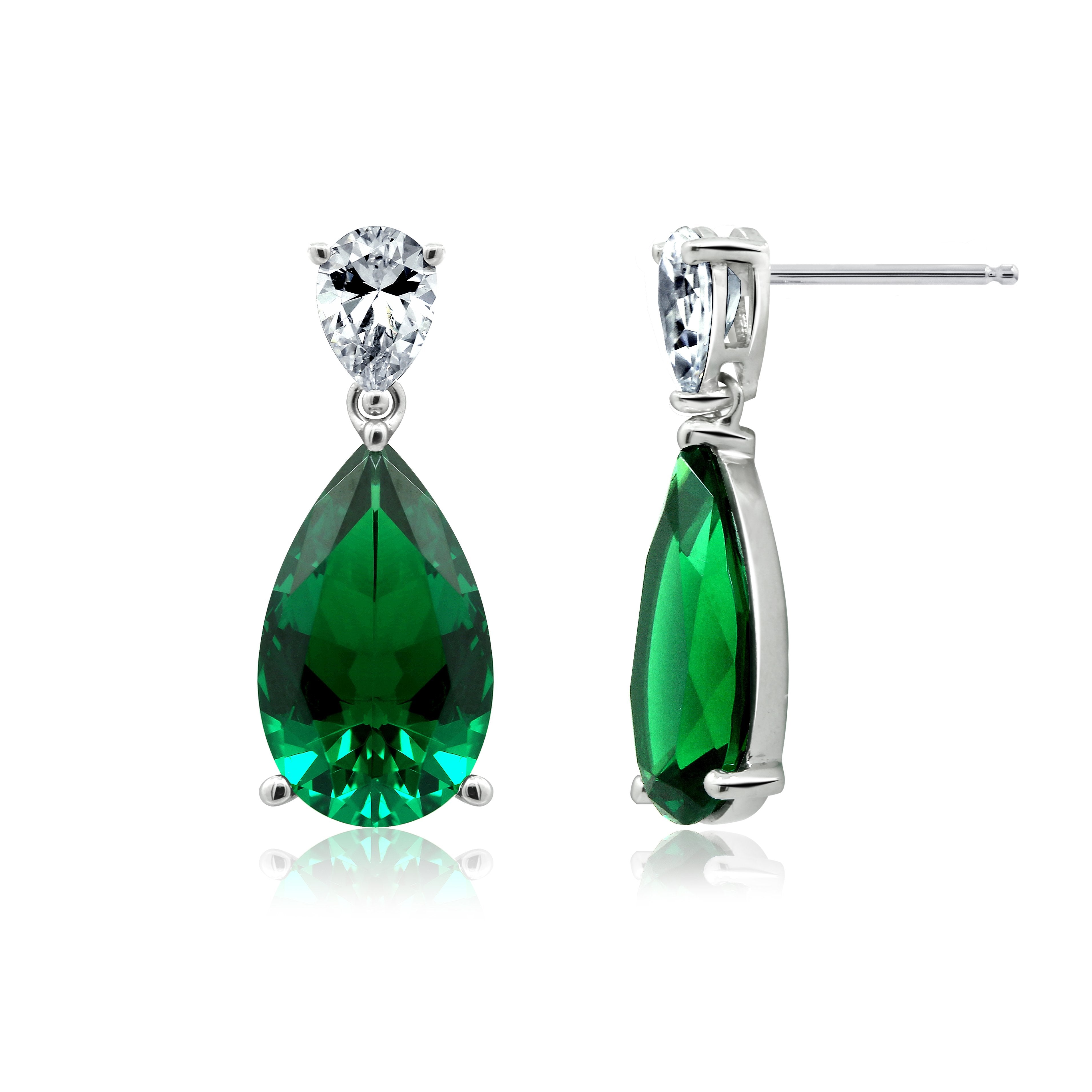 Gem Chandelier Earrings in Green – Draper James