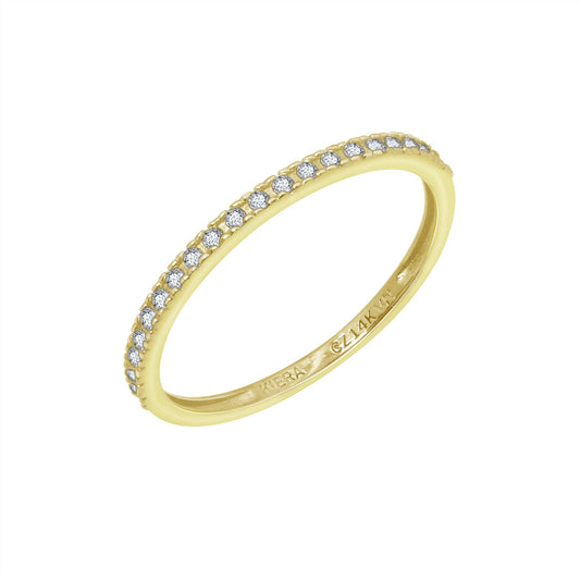 Stacking Channel Eternity Ring
