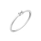 Stackable Baguette Solitaire Ring