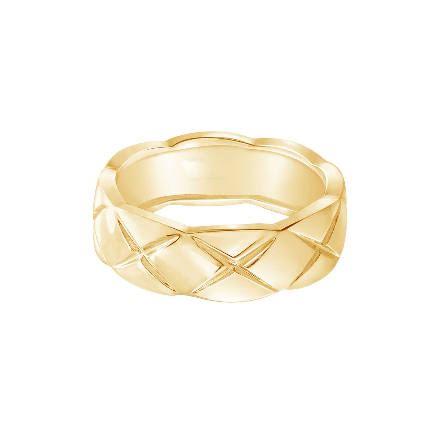 Bold Quilted Band Ring