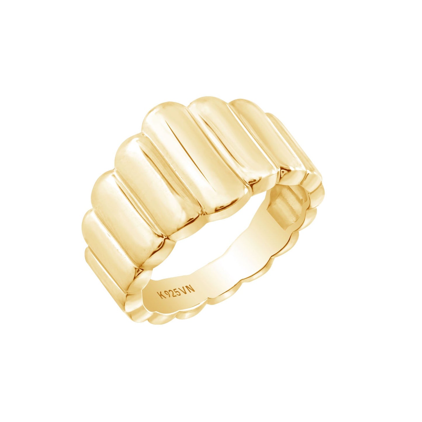 Chunky Croissant Band Ring