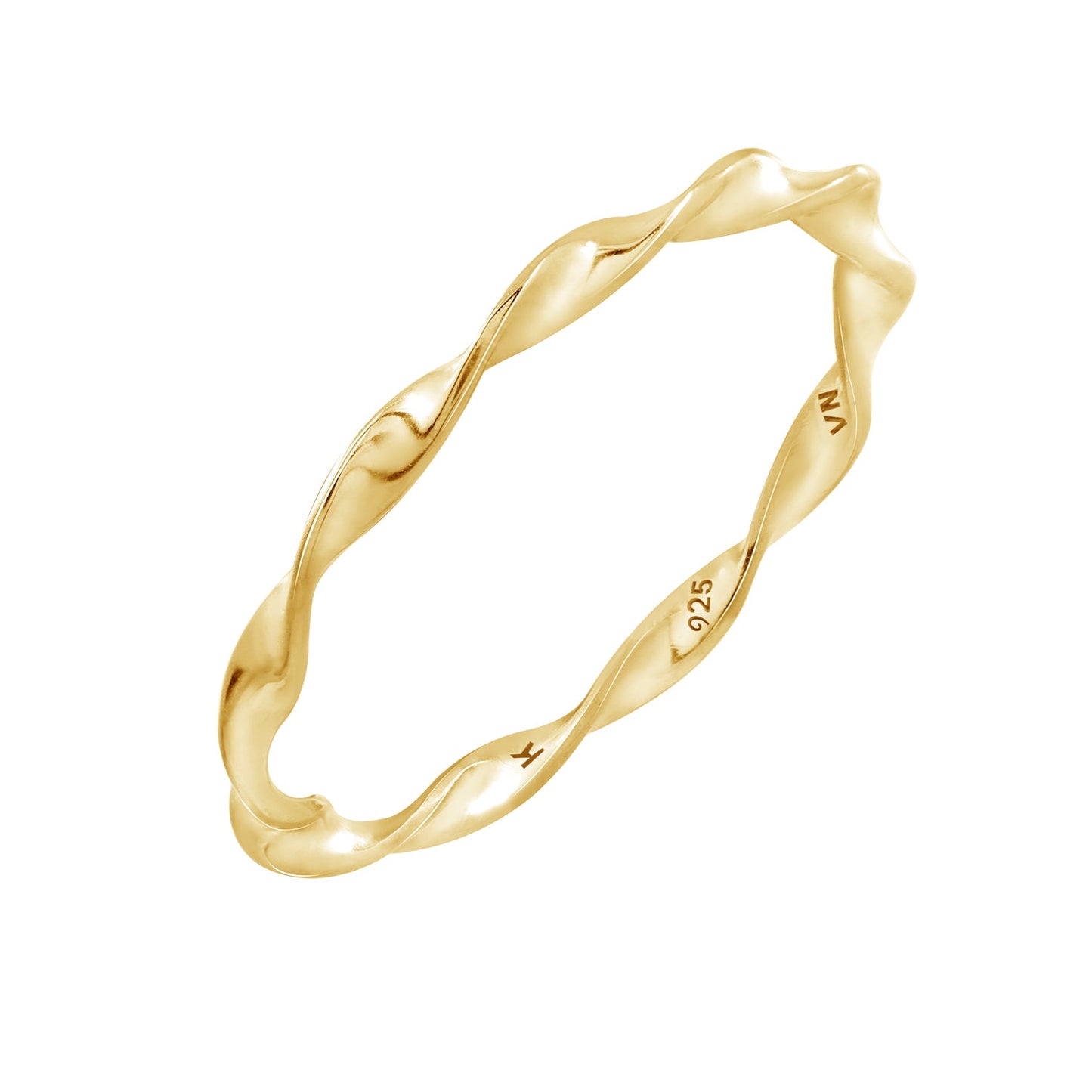 Golden Wave Ring